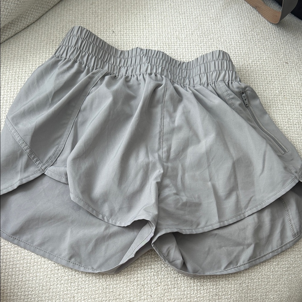 Size S Gray Women's Athletic Shorts
